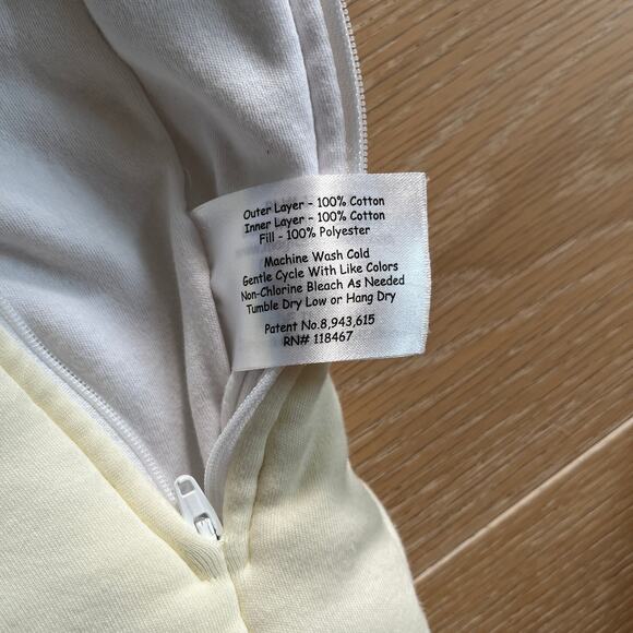 Baby Merlin's Magic Sleepsuit Small 3-6 Months Yellow Swaddle - Picture 5 of 5